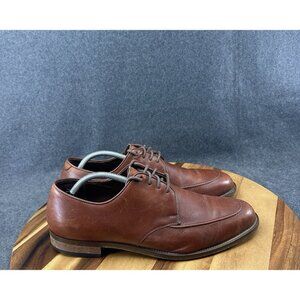 ET Wright Shoes Mens 11B Brown Leather Split Split Toe Breather Derby Dress